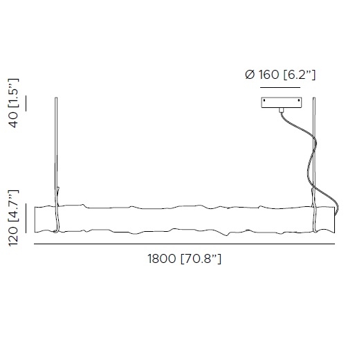 Baggy_Horizontal_180 x H Ø 12 cm