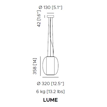 Lume_ Ø 32 x H 35.8 cm