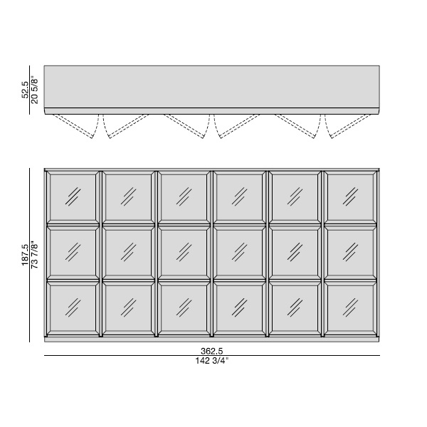 Pierre_ Comp. A_ 362.5 x 52.5 x H 187.5 cm
