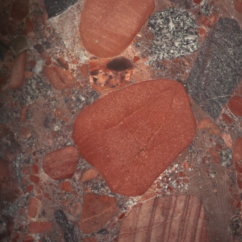 Glänzender Red Rhapsody Granit