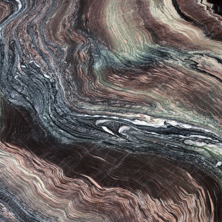 Glänzender Cipollino Abyssal Marmor