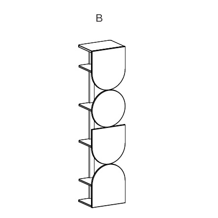 Shape Tower B - Swivel