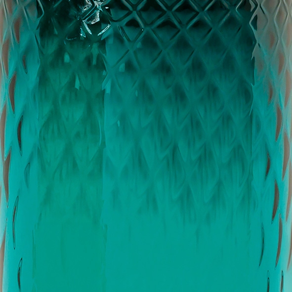 Vidrio artístico Verde Pavo Real