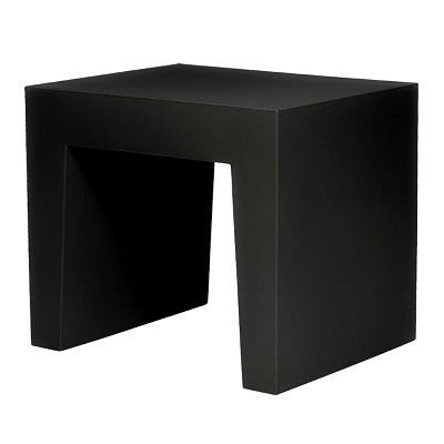 Concrete Seat_ Black