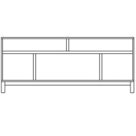 Tide_ 2 drawers + flap door