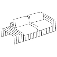 Frame 3_ 234 x 119 x H 40/70 cm (B18SCTS+B18SD)