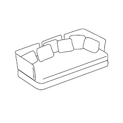 Cove 1_ 200 x 95 x H 65 cm (B25N+CUB25NE+B25SCS+B25SCD+B25SCA)