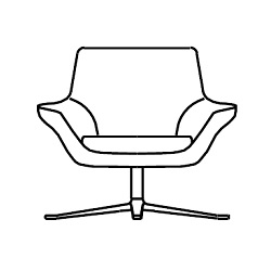 Oscar_88 cm x 87 cm x H 76 cm