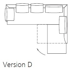 Version D_284 cm x  226/176 cm
