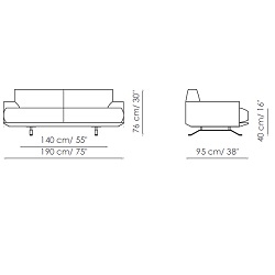 Slab Plus_ 190 x 95 x H 76 cm