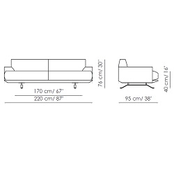Slab Plus_ 220 x 95 x H 76 cm