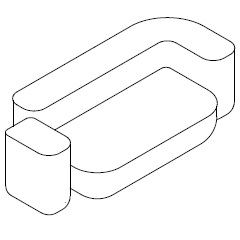 25B_205 x 100 x H 62 cm (SX)
