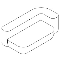 25C_175 x 100 x H 62 cm (SX)