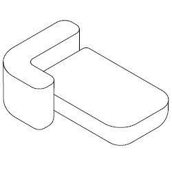 25F_120 x 175 x H 62 cm (DX)