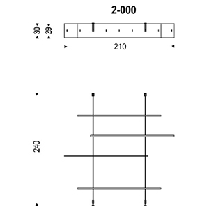 Airport_ 2 - 000_ 210 x 30 x H 240 cm