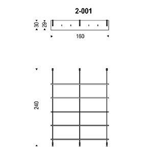 Airport_ 2 - 001_ 160 x 30 x H 240 cm