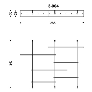 Airport_ 3 - 004_ 285 x 30 x H 240 cm