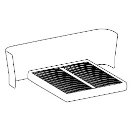 Silent B127AA_ 336 x 225 x H 29/102 cm