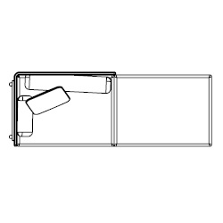 Frame 766MCL_230.5 x 91 x H 74.5 cm