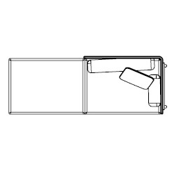 Frame 766MCR_230.5 x 91 x H 74.5 cm