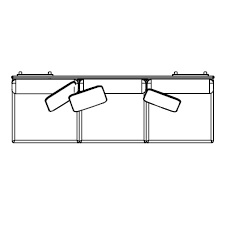 Frame 766LD_256.5 x 91 x H74.5 cm