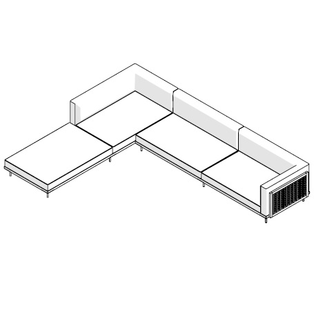 Belle Reeve 122 12L_387 x 288.5 x H 70 cm