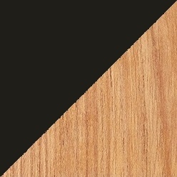 Metal Sepia black / Teca natural