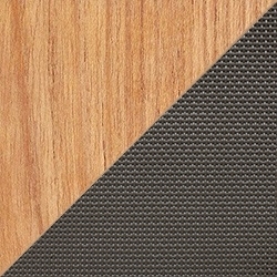 Teakholz Natür / Ethitex Dove Grey