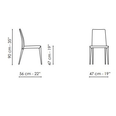 Bel Air_ 56 x 47 x H 90 cm