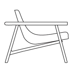 Eddy_79 x 89 x H 73 cm