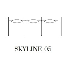 Skyline 05_ 312 x 105 x H 97.9 cm