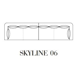 Skyline 06_ 402 x 105 x H 97.9 cm