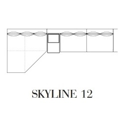 Skyline 12_ 501 x 205 x H 97.9 cm