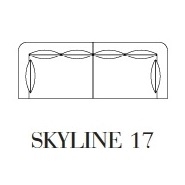 Skyline 17_ 280 x 105 x H 97.9 cm