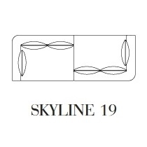 Skyline 19_ 280 x 105 x H 97.9 cm