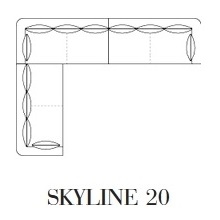 Skyline 20_ 402 x 301 x H 97.9 cm