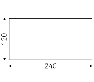Premier_ 240 x 120 x H 73 cm