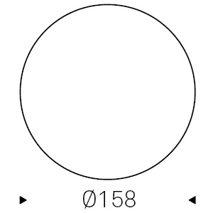 ⌀ 158 x H 75 cm