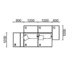 Westside WE001_ 390 x 180 cm