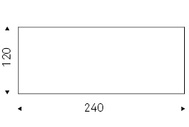 Planer K_ 240 x 120 x H 75 cm