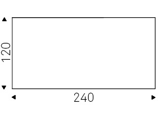 Roll_ 240 x 120 x H 75 cm