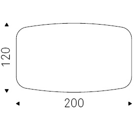 Skorpio_ 200 x 120 x H 75 cm Sag