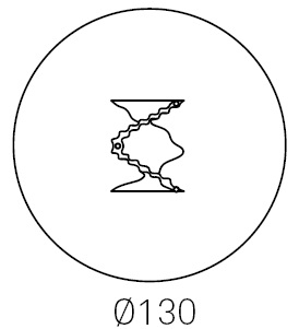 Plisset_ ⌀ 130 x H 75 cm