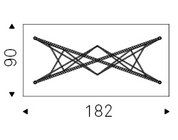 Gordon_ 182 x 90 x H 75 cm