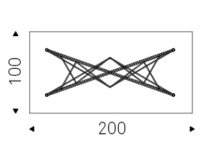 Gordon_ 200 x 100 x H 75 cm