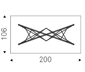 Gordon_ 200 x 106 x H 75 cm