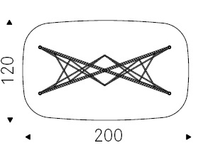 Gordon_ 200 x 120 x H 75 cm Sag