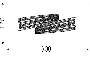 Hystrix_ 300 x 120 x H 75 cm