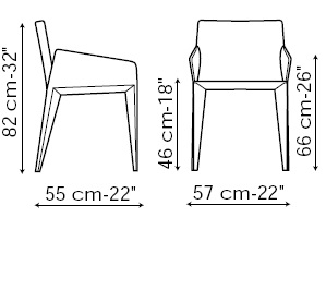 Miss Filly_ 57 x 55 x H 82 cm