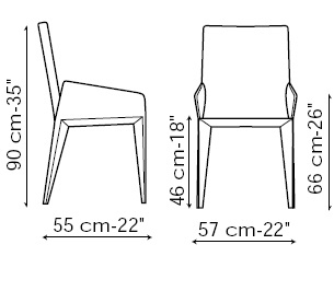 Miss Filly up_ 57 x 55 x H 90 cm